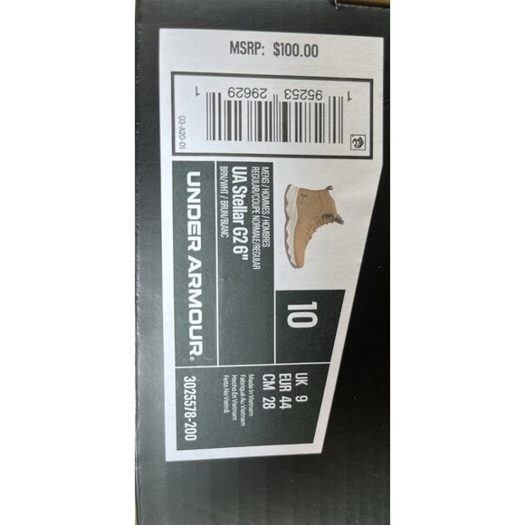 Under Armour Men's UA Stellar G2 6" Tactical Hiking Boots Size 10 NEW - Picture 10 of 10
